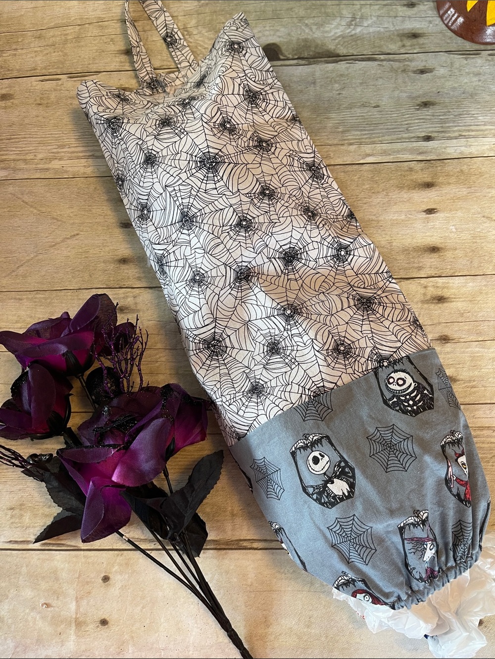 Nightmare Before Cmas Characters Grocery Bag Holder